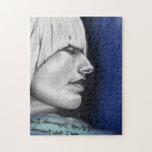 Isabel Blonde Woman Portrait Originelle Kunst Zeic