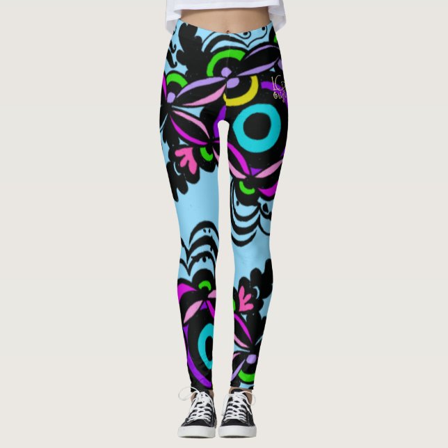 Isabella Blue Leggings (Vorderseite)