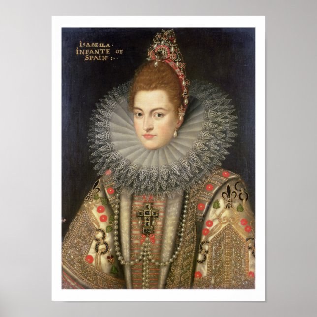 Isabella Clara Eugenia (1566-1633) Infanta of Spai Poster (Vorne)