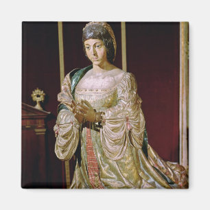 Isabella der Olivenölseife in Gebet, 1520-22 Magnet