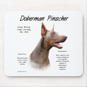Isabella Doberman History Mousepad
