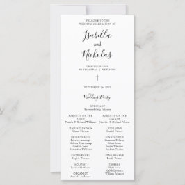 Isabella Einfaches Script Christlich Wedding Progr