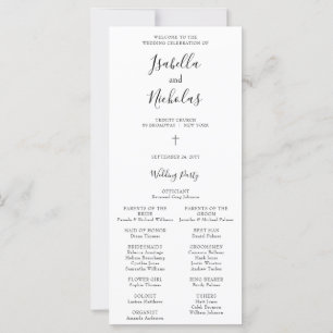 Isabella Einfaches Script Christlich Wedding Progr