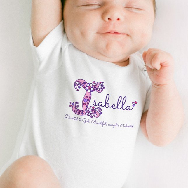 Isabella Girls Name & Bedeutung I monogram Shirt (Von Creator hochgeladen)