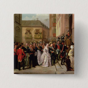 Isabella II von Spanien und von ihrem Ehemann Button