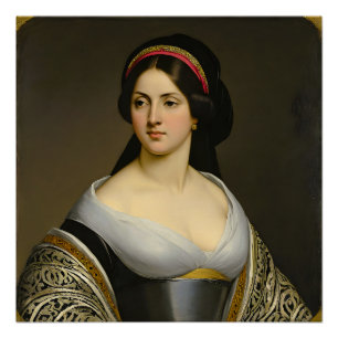Isabella Marie Rousseau Kunstmuseum Poster