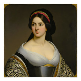 Isabella Marie Rousseau Kunstmuseum Poster