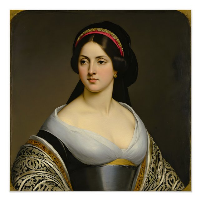 Isabella Marie Rousseau Kunstmuseum Poster (Vorderseite)