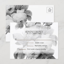 Isabella Monochrome Vintage Rose UAWG Postkarte