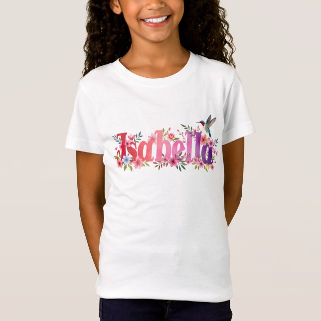 Isabella - Personalised Shirt  - For Kids (Vorderseite)