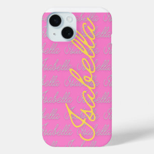 Isabella Signature Name Pattern Case-Mate iPhone Hülle