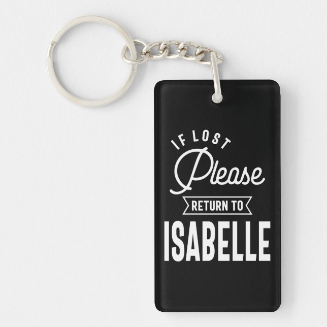 Isabelle Nom personnel Anniversaire Cadeau (Devant)