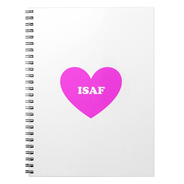 Isaf Notizblock (Vorderseite)