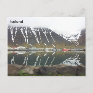Ísafjordur, Island Postkarte