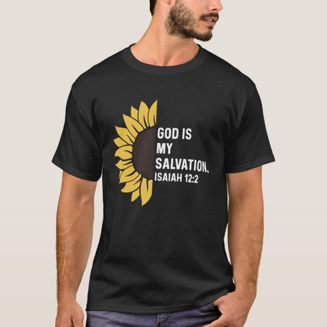 Isaiah 122 12 2 God Jesus Religious Quote Christia T-Shirt (Vorderseite)