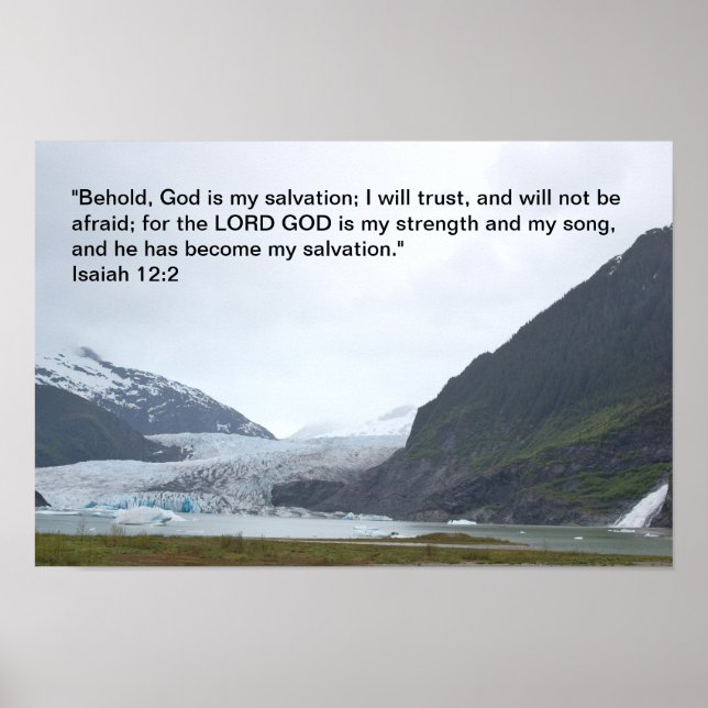 Isaiah 12:2 Poster (Vorne)