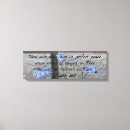 Isaiah 26 Leinwand des Vergessens-mir-nots