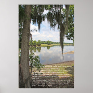 Isaiah 35:8-10 Poster