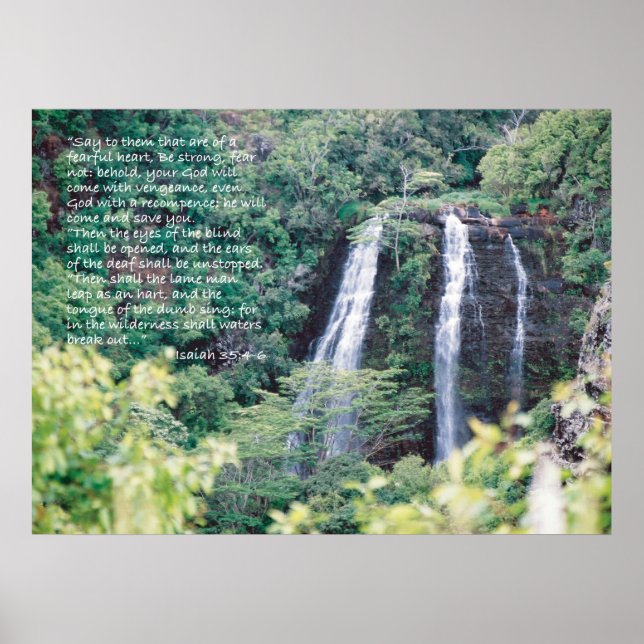 Isaiah 35 poster (Vorne)