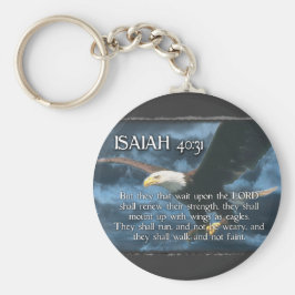 ISAIAH 40:31 Aufhängung mit Flügeln als EGLES Schlüsselanhänger