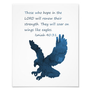 Isaiah 40 31 Bibelverse Adler Fotodruck