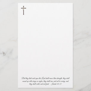 Isaiah 40:31 briefpapier