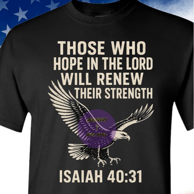 Isaiah 40:31 - Christlich T-Shirt (Von Creator hochgeladen)