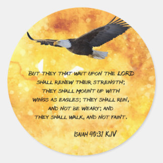 Isaiah 40:31 Christlicher Aufkleber