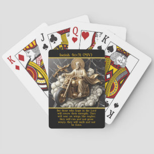 Isaiah 40:31 Göttliche Ermächtigung in Motion AI A Spielkarten