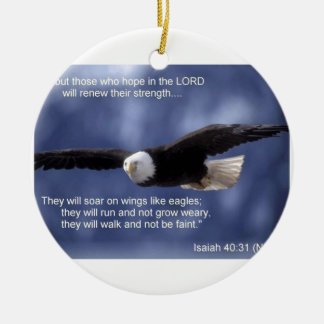 Isaiah 40:31 keramikornament