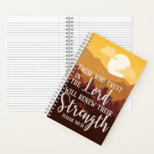 Isaiah 40:31 Prayer Journal \ Bible Study Notebook Notizbuch