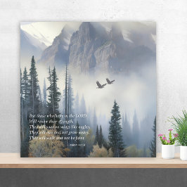 Isaiah 40 Soar like Eagles Wall Art Poster