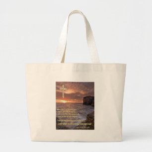 Isaiah 41: 10 christliche Geschenke Jumbo Stoffbeutel