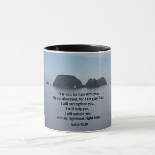 Isaiah 41:10 Fürchte dich nicht, denn ich bin bei Tasse
