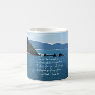 Isaiah 41:10 Fürchte mich nicht, weil ich bei dir  Kaffeetasse