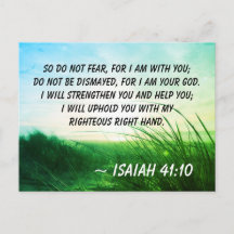 Isaiah 41:10 Fürchte nicht, dass ich bei dir bin B