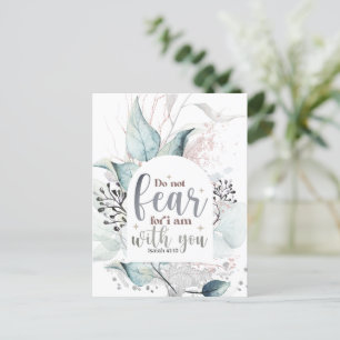 Isaiah 41:10 Fürchte nicht, dass ich bei dir bin B Postkarte