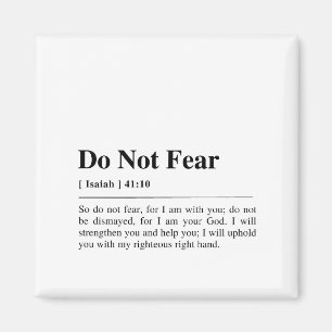 Isaiah 41:10 Keine Angst Magnet