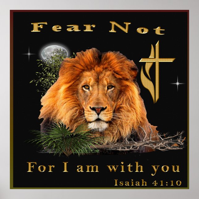 Isaiah 41:10 Poster (Vorne)