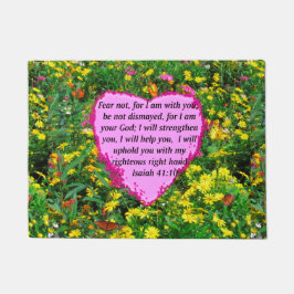ISAIAH 41:10 WILDBLUME FOTO DESIGN FUßMATTE