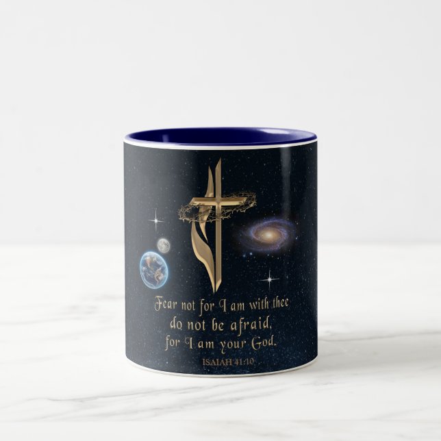 ISAIAH 41:10 ZWEIFARBIGE TASSE (Mittel)