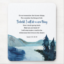Isaiah 43:18-19 mousepad