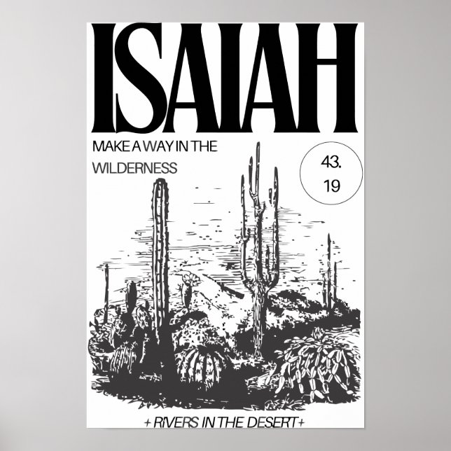 Isaiah 43:19 Make a Way Poster (Vorne)