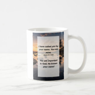 Isaiah 43:1 Ich habe dich nach deinem Namen angeru Kaffeetasse