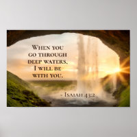 Isaiah 43:2 Wenn du durch die Tiefsee-Bibel gehst