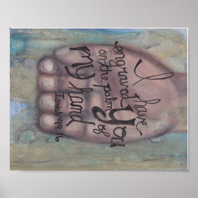 Isaiah 49:16 Poster (Vorne)