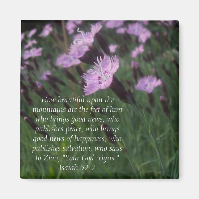 Isaiah 52:7 magnet (Vorne)