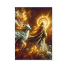 Isaiah 53:6-7 KJV Karten - Lamm zum Schlachten