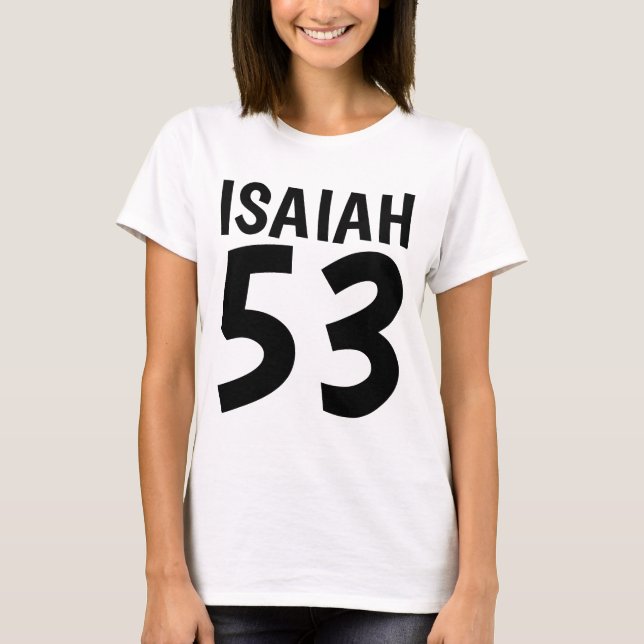 ISAIAH 53 messianische jüdische T - Shirt (Vorderseite)