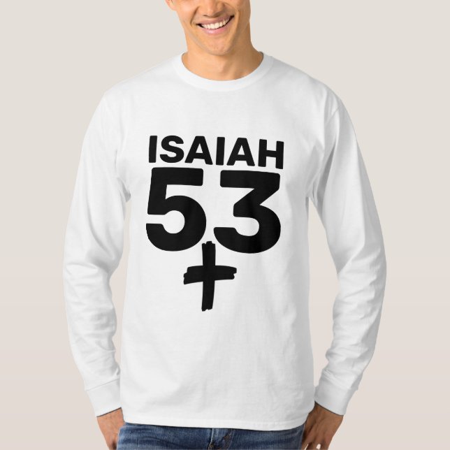 ISAIAH 53, T-SHIRTS CHRÉTIENS MESSIANIQUES (Devant)